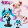 Хатсуне Мику Новый Аниме 16см Виртуальный Певец Манга Статуэтка Фигурки Модель Игрушки компьютерный стол украшение для торта милые игрушки