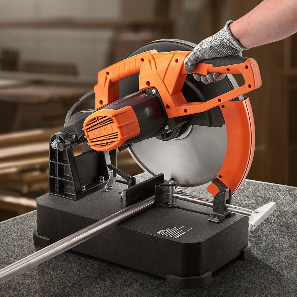 Chop Saw 14in Mitering Chop Saw for Cutting Metal Dry Cut Saw 45° Angle