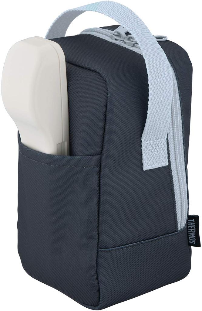 Термос с вакуумной изоляцией для супа и обеда 300 мл темно-серый DGY JBY-550