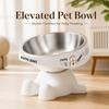 Elevated Cat Food Water Bowls Cute Raised Pet Feeding Bowl Neck Protection Non Slip Dog Feeder Comedero Perro Cat Accessories 1P