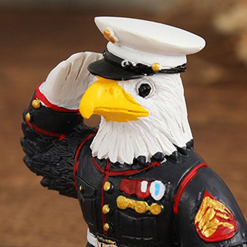 Cute Eagle Ornament Art Miniatures Figurine Crafts Eagle Statue Entrance