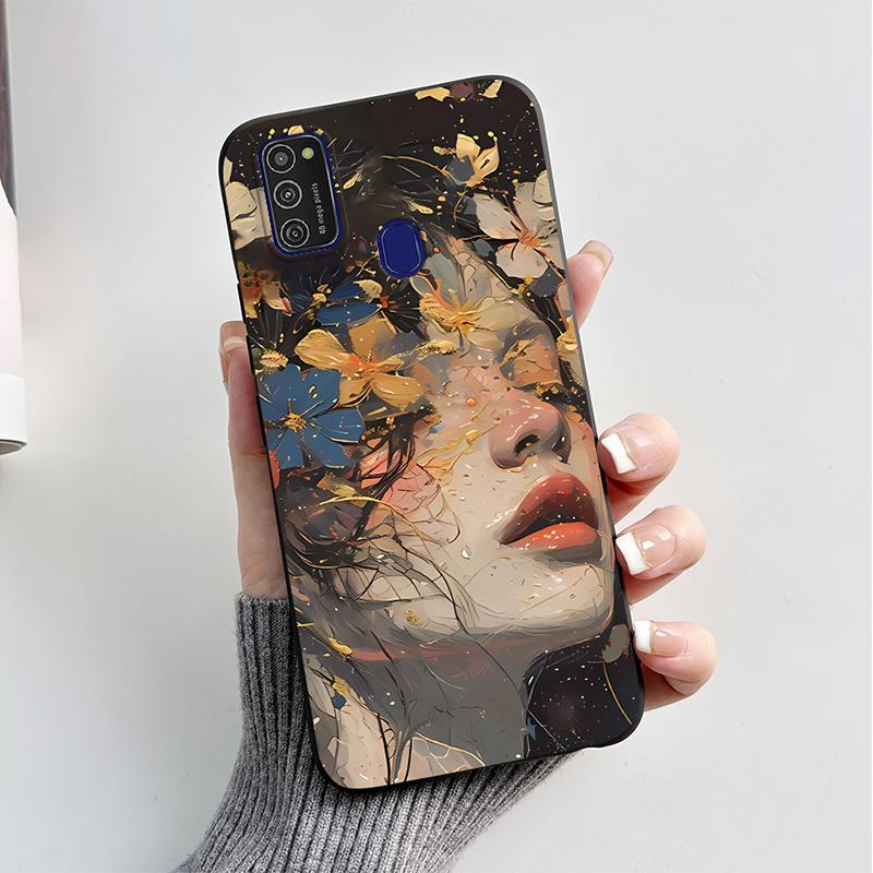 Для Samsung Galaxy M21 M30S M31 M31s Чехол Мягкий Силиконовый Задняя Крышка Телефона Для Samsung M31 M31S M30s M21 M 30 s Чехол Мультяшный Funda