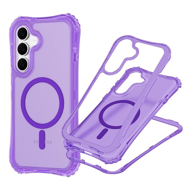 New Phone Case for Samsung S25FE Three in One Skin Sensitive Magnetic Phone Case