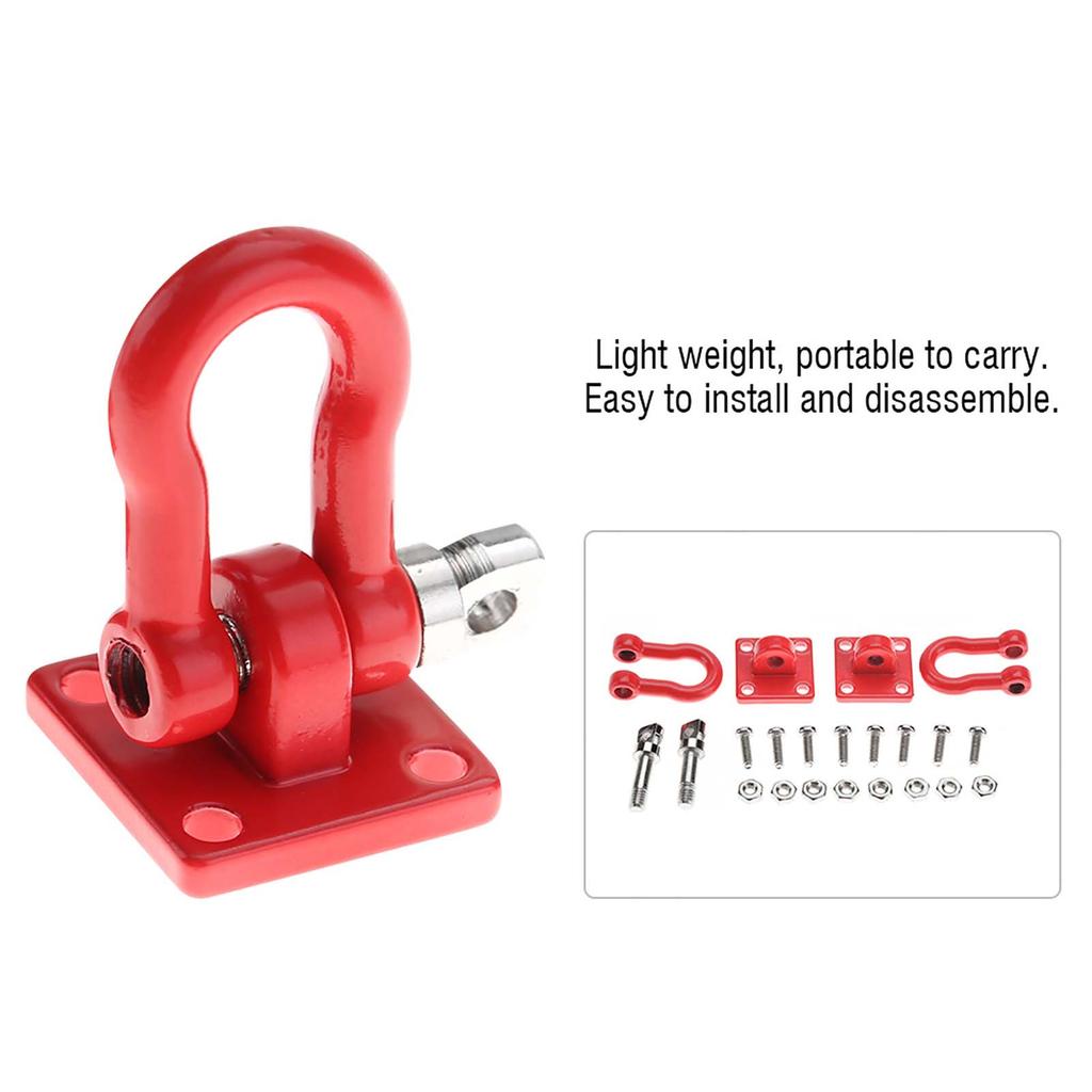 4PCS Lock Catch for RC Climbing Crawler Car Assemble Replace Parts Red