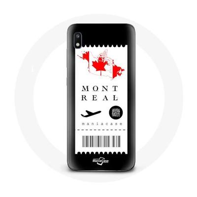 Coque Pour Samsung Galaxy A10 Billet D'avion Montréal Canada