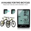 WEST BIKING Велокомпьютер с большим 2,8-дюймовым экраном Беспроводной и проводной Велосипедный компьютер Водонепроницаемый Спидометр Одометр Велосипедный секундомер