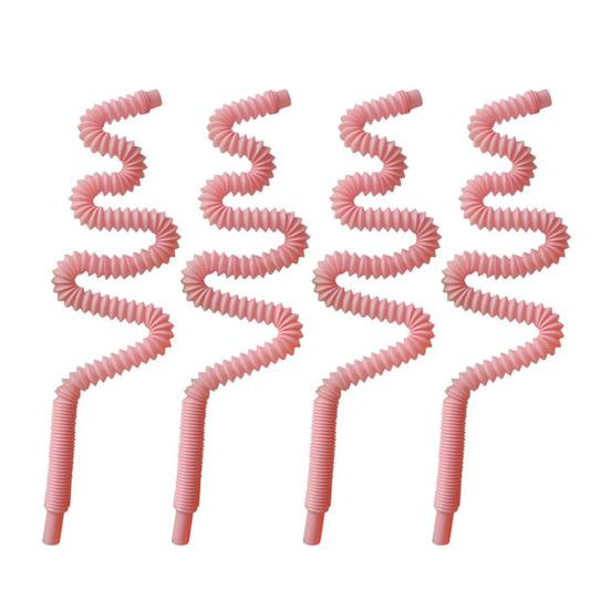 Разноцветные изогнутые гибкие соломинки 6 мм, многоразовые, пищевой пластик, гибкие соломинки для питья, для дня рождения, дома, путешествий