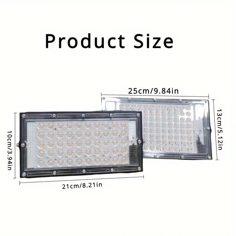 Высокоэффективный USB-светильник для растений с 50 или 96 светодиодами — полный спектр, низкое напряжение, подходит для комнатных растений, рассады и т. д.