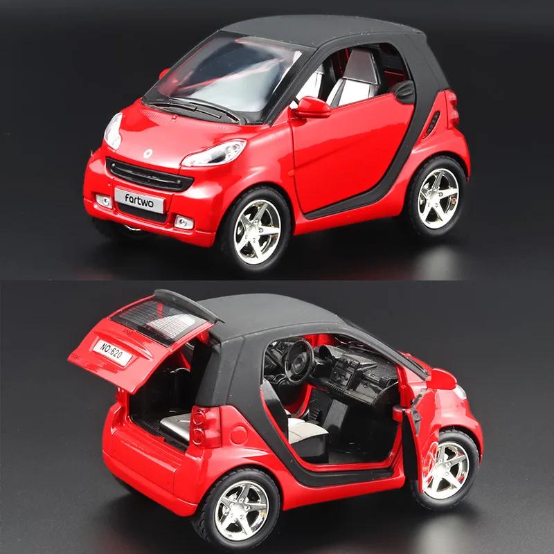 ABAC1 1:32 Smart Alloy Car Model Simulation Sound And Light Pull Back Toy Car Boy Collection Decoration Gift