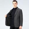 New Double-sided Woolen Coat Autumn and Winter Business Middle-aged Men's Wool Warm Fashion Suit Jacket