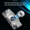 For Toyota Sienna LED Car Door Warning Light Projector Ghost Shadow Laster Welcome Modification Lamp Auto Accessories Glass Lens
