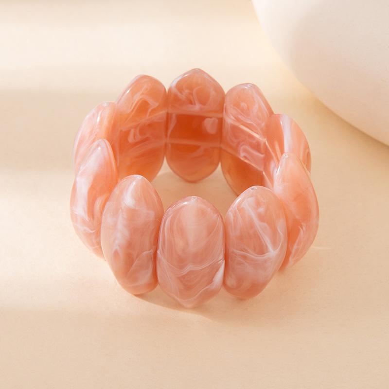 Персонализированный эластичный браслет с бусинами, плетеный, нишевого цвета, размытый акриловый браслет, браслет в стиле 'wind'