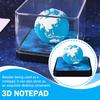 3D Time Piece Calendar 2026 3D Tear Away Earth Calendar Decoration, Paper Sculpture Non-stick Notes, Paper Carving Art Xmas Gift