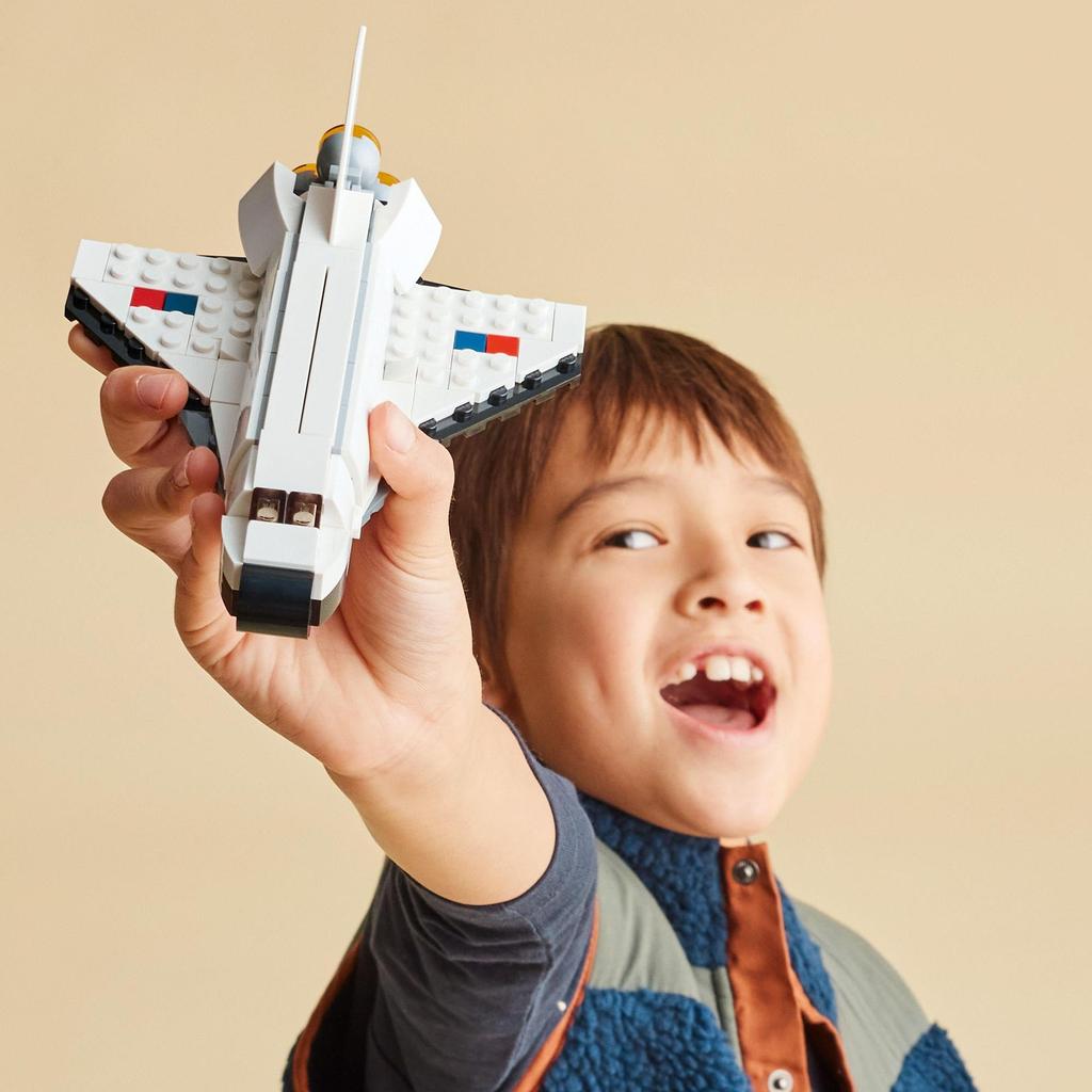 LEGO Creator Space Shuttle Toy Подарок на день рождения Блок Образовательный 6-летний космический корабль Автомобиль Мини-машина 31134