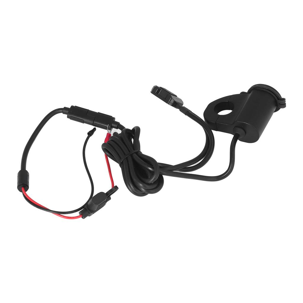 Motorcycle Phone Charger Aluminum Alloy Waterproof Charger Electric Bike Digital Display QC3.0 Dual