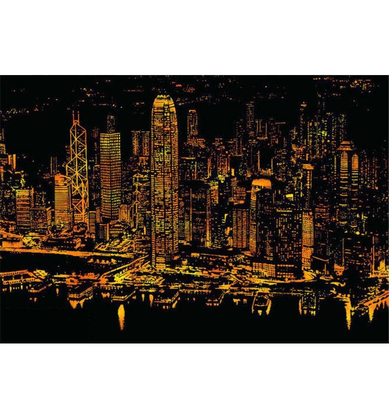 Magic Scratch Art Scratch Night View Painting Paper Board Premium Quality Educational Play Toys For All Ages