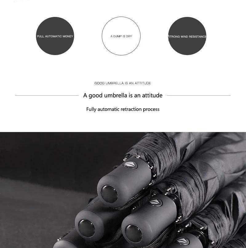 mrjvb7 Portable Car Logo Umbrella Auto Folding Sunshade Windshield Umbrella For Volvo RDESIGN XC60 XC90 S60 S80 S60L V40 V60 AWD V70 T6