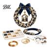 Craft Kits for Adults DIY Christmas Pearl Wreath Kit, Handmade Beaded Holiday Door Decor, Elegant Seasonal Home Decor Wall Hanging Project Art