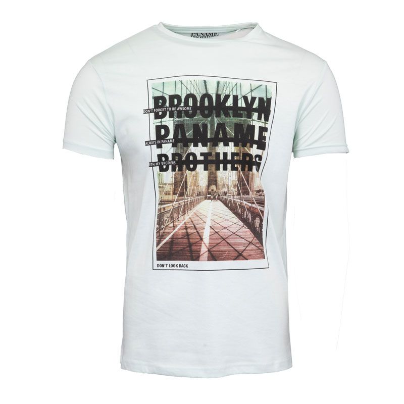 Мужская хлопковая футболка с принтом Brooklyn Bridge PANAME BROTHERS