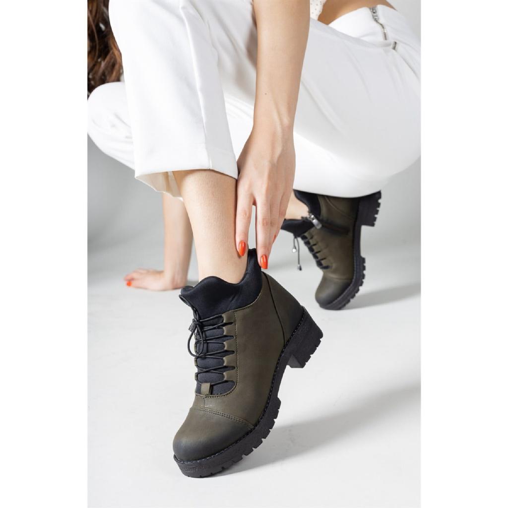 Черные женские ботинки 0012720