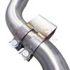 Передняя труба Downpipe для выхлопной системы Mercedes-Benz CLS63/CLS63S AMG