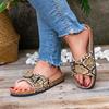 2025 Women's Sandals Cork New Student Beach Shoes Casual Large Size Slippers Size 35-42