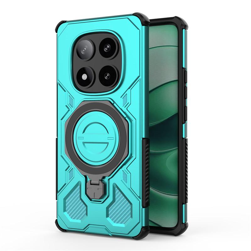 Для Xiaomi Redmi Note 14 Pro 5G Чехол-подставка Магнитная Беспроводная Зарядка Защитный Чехол для Телефона На Redmi Note 14 Pro 5G Funda
