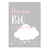 Nursery Moon Stars Canvas Printing Grey Picture Wall Art Painting Decor Kids Quotes Posters Baby Room Interior Decoration