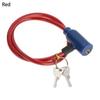 8x640mm Hot With 2 Keys Bike Security Cycling Scooter Safety Bicycle Lock Cable Anti-Theft