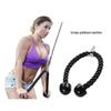 Triceps & Biceps Pulldown Rope - Single/Double Head for Lat Pulldown & Cable Machine Workouts