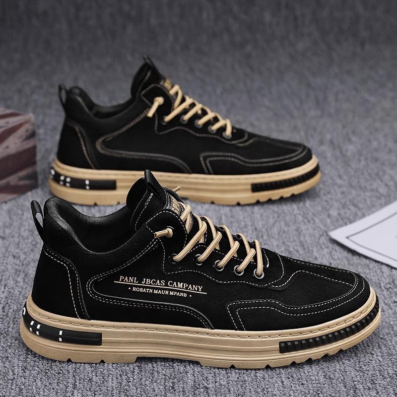 Board Shoes Men's Autumn 2025 New Summer Men's Shoes Casual Sports Versatile Work Kitchen Wear-resistant Non-slip Moisture Shoes