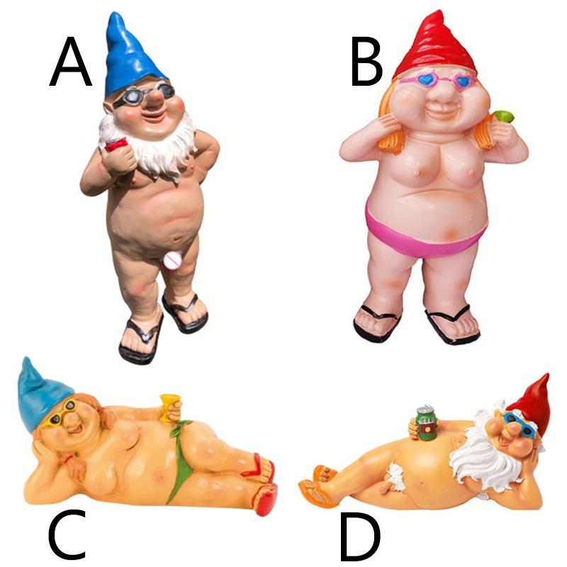 Креативность, 4 стиля, статуя садового гнома, писающий голый гоблин-гном для газонных украшений, украшения для дома и улицы, садовые поделки