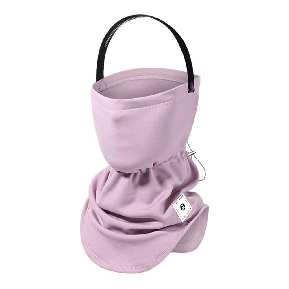 Keep Warm Winter Ring Scarf Fixed Headband Soft Muffler Multifunctional Full Face Mask Outdoor