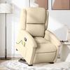 VidaXL Reclining Massage Armchair, Relaxation Chair with Adjustable Backrest and Footrest, Living Room Seat, Modern, 3204185