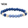 Casual Travel Outfit Accessory Obsidian Stone Bracelet for Men Women, Colorful Rock Beads Exquisite Gift Her Him Stackable Stretch Bracelet,