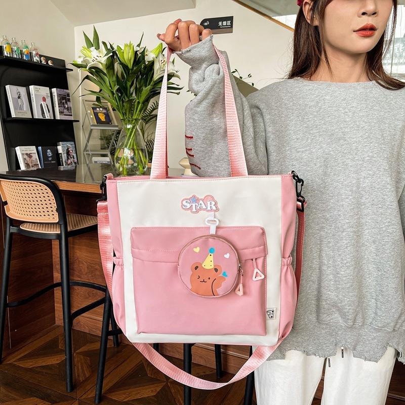 Сумка-мессенджер на одно плечо для репетиторства, большая вместимость для студентов на занятиях, сумка-тоут для поездок на работу, ручная сумка для репетиторства и домашних заданий, рюкзак с защитой от брызг