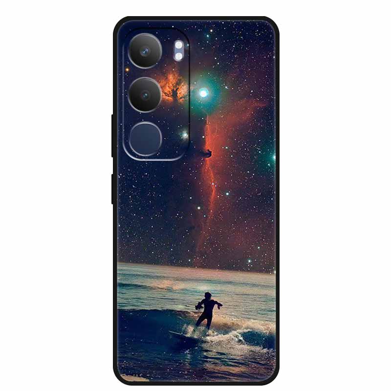 For Vivo Y29 5G Case Cool Game Console Painted Soft Silicone Back Cover for Vivo Y 29 5G TPU Protective Bumper Coque Vivo Y29 5G