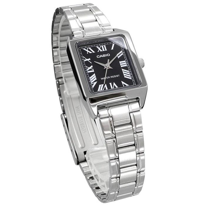 [Casio] Standard Analog Women's Watch LTP-V007D-1B Black Silver Metal Band