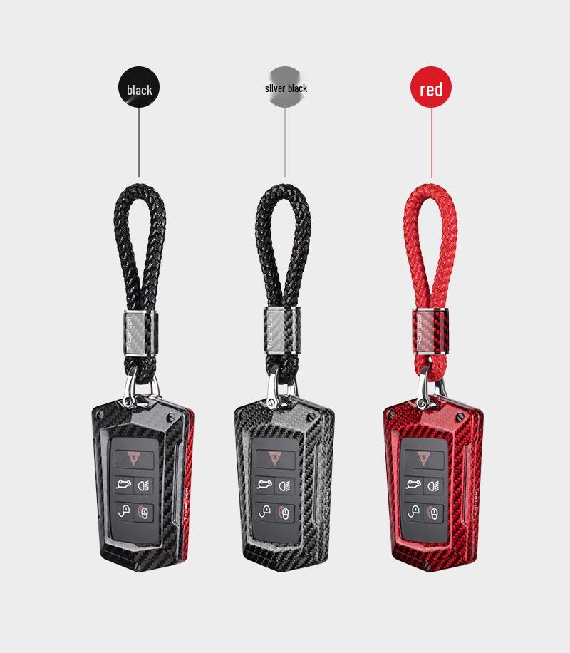 T-carbon Real Carbon Fiber Key Case for Land Rover Range Rover Evoque