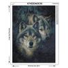 5d Diy Diamond Painting Round Diamond Embroidery Animals Wolf Diamond Round Diamant Painting