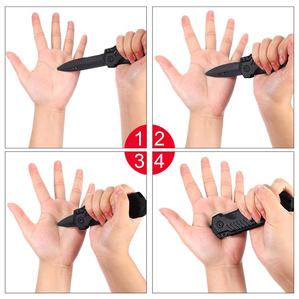 4 шт. выдвижные ножи игрушка забавный трюк гаджет игрушка исчезающий кинжал реквизит для вечеринки на Хэллоуин