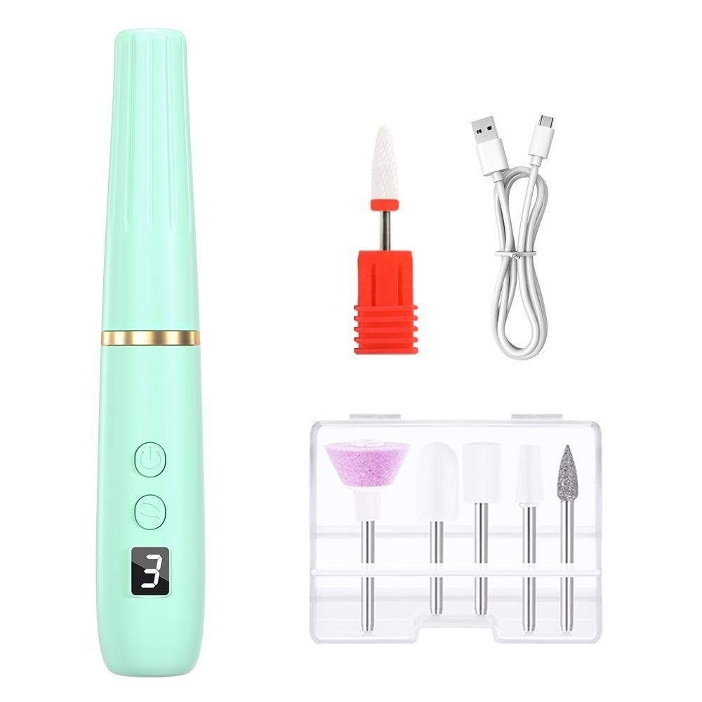 Professional Grade Electric Nail Drill Machine Multiple Gears Grinding Polishing Manicure Machine Low Noise Dead Skin Removal