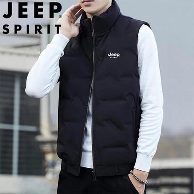 Мужской зимний пуховый жилет JEEP SPIRIT со стойкой