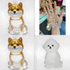Pet Hair Storage Box Resin Cute Animal Keychain For Collectors And Giftgiving