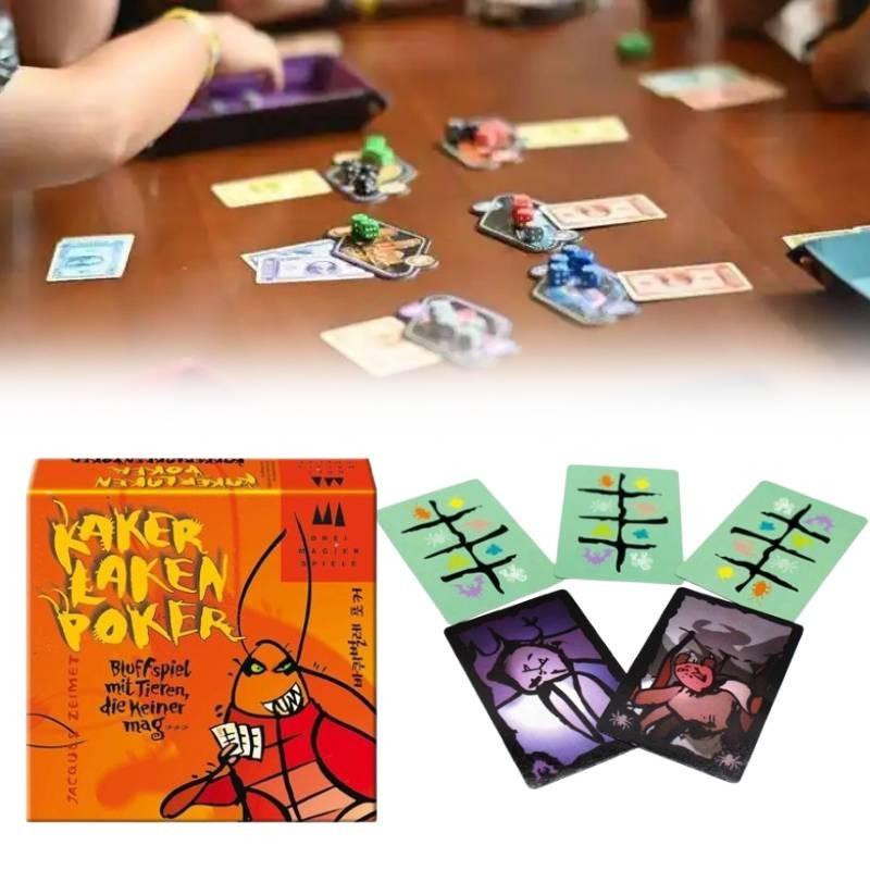 Покер Какер Простыня Карточная Настольная Игра Семейная Вечеринка Реквизит Обучающая Игрушка Подарок Детям