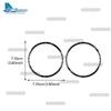 BHB1 Real Soft Carbon Fiber Sticker For Renault Fluence Megane 3 RS 2009 2010 2011 2012 2013 2014 2015 Car Instrument Audio Ring Trim