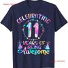 11 Лет Крутости Старый 11-й День Рождения Футболка Tie Dye винтажная стираная Унисекс Топ Для Повседневной Носки уличная Одежда Растягивающийся