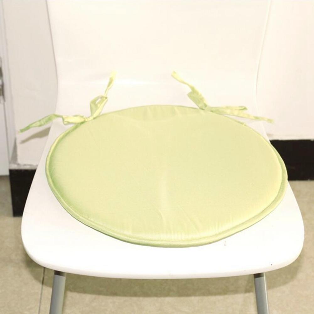 Офис В помещении На улице Однотонный Моющийся Домашнее украшение Подушка для сиденья Круглая подушка Чехол для стула