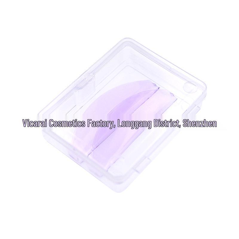 Eyelash Curler with Self-Adhesive Jelly Pads and Keratin Sunflower Edge Shaping Rod
