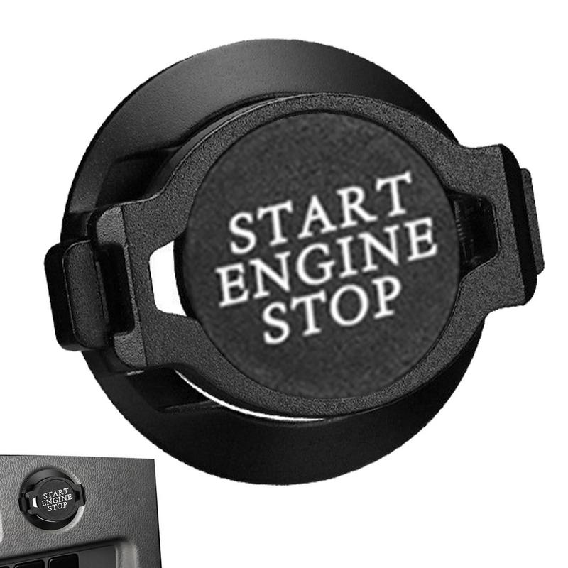 Крышка кнопки запуска автомобиля, устойчивая к царапинам, универсальная крышка кнопки запуска-остановки двигателя, модная декоративная защитная крышка зажигания